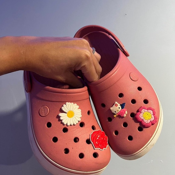 Pink Platform Crocs - Picture 2 of 4